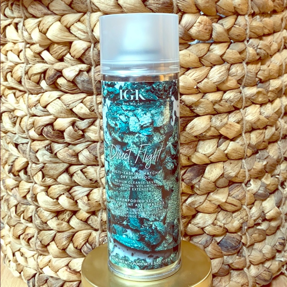 IGK direct flight multi tasking matcha dry shampoo